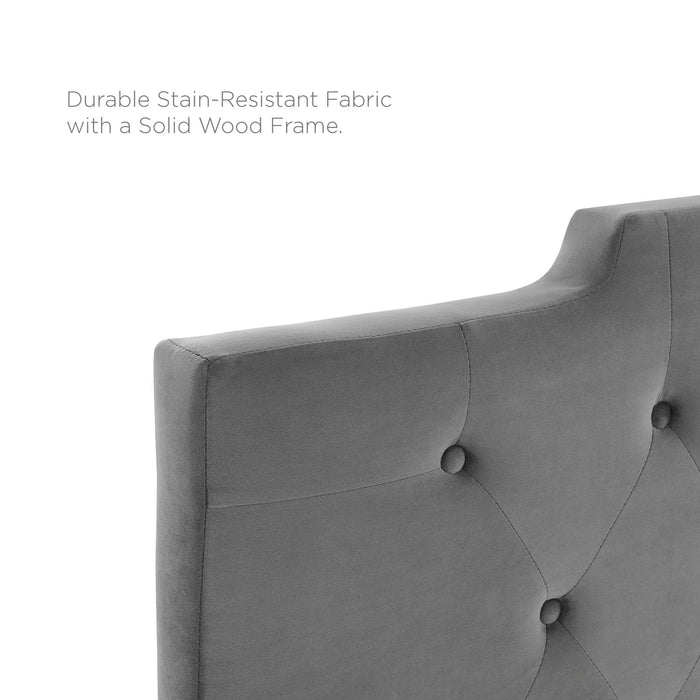 Modway Juliet Tufted Performance Velvet Headboard Bedroom Furniture - View 10