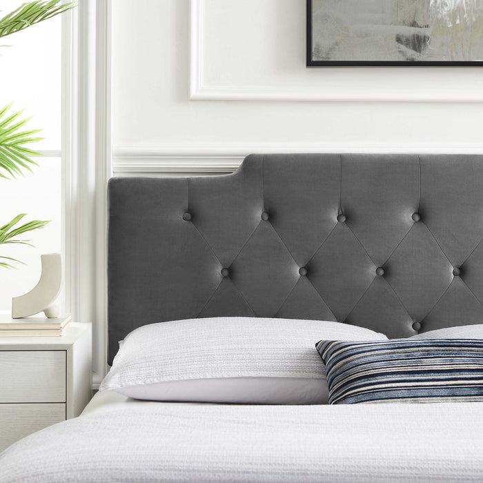 Modway Juliet Tufted Performance Velvet Headboard Bedroom Furniture - View 11
