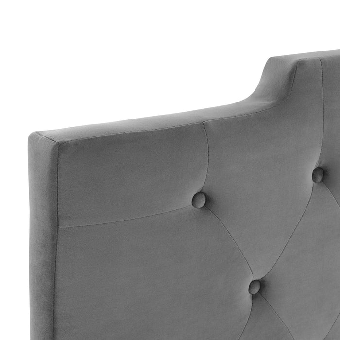 Modway Juliet Tufted Performance Velvet Headboard Bedroom Furniture - Features