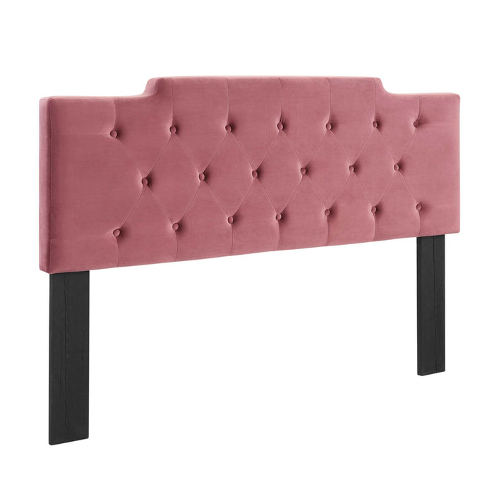 Modway Juliet Tufted Performance Velvet Headboard Bedroom Furniture - View 55