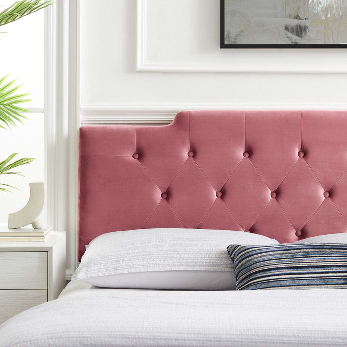 Modway Juliet Tufted Performance Velvet Headboard Bedroom Furniture - View 17