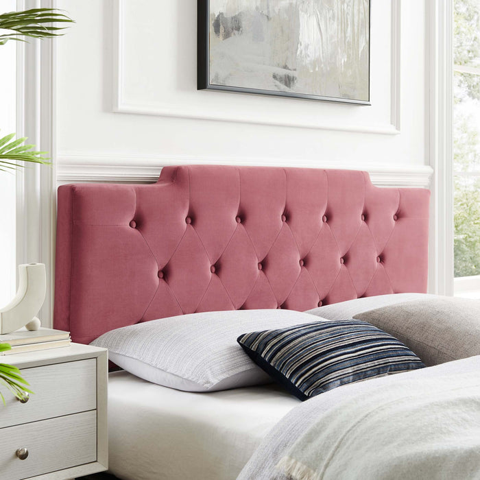 Modway Juliet Tufted Performance Velvet Headboard Bedroom Furniture - View 15