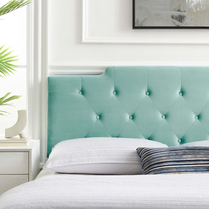 Modway Juliet Tufted Performance Velvet Headboard Bedroom Furniture - View 45