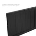 Modway Robbie Wood Headboard Bedroom Furniture in Black - Side View