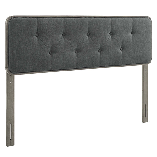 Modway Collins Tufted Fabric and Wood Headboard Bedroom Furniture - View 123