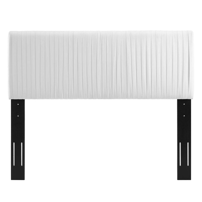 Eloise Channel Tufted Performance Velvet Headboard