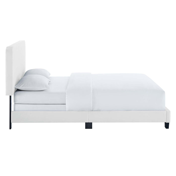 Celine Channel Tufted Performance Velvet Bed