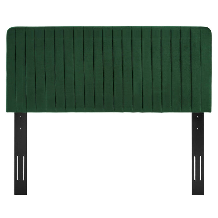 Modway Milenna Channel Tufted Performance Velvet Headboard Bedroom Furniture - View 16