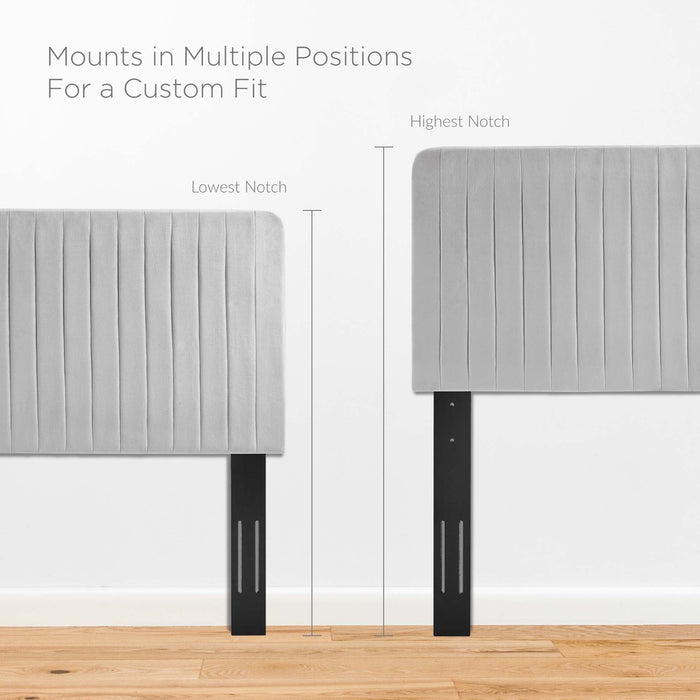 Modway Milenna Channel Tufted Performance Velvet Headboard Bedroom Furniture - View 31