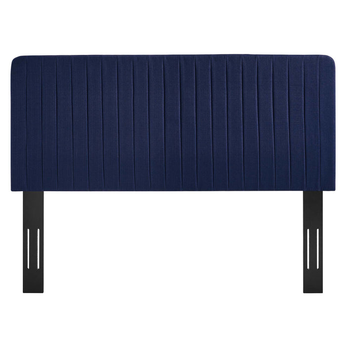Modway Milenna Channel Tufted Upholstered Fabric Headboard Bedroom Furniture - View 18