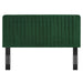 Modway Milenna Channel Tufted Performance Velvet Headboard Bedroom Furniture - Installation View