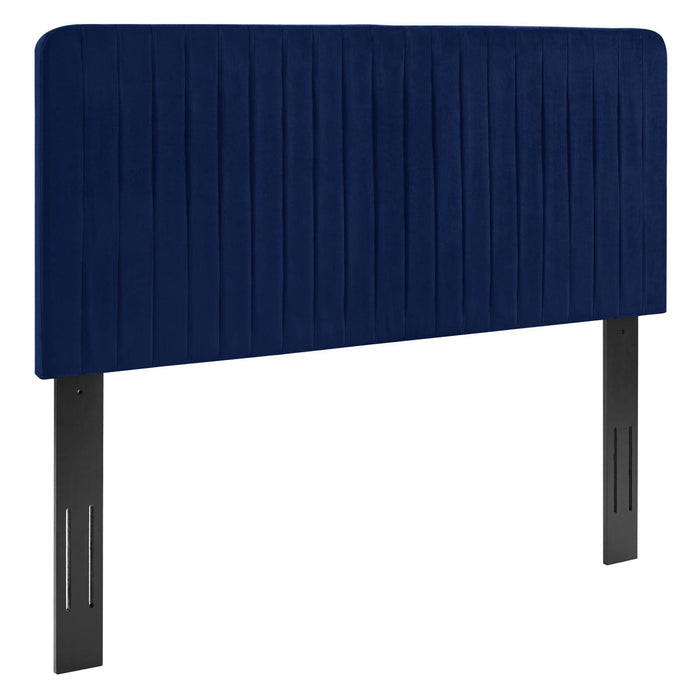 Modway Milenna Channel Tufted Performance Velvet Headboard Bedroom Furniture - View 76