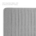 Modway Milenna Channel Tufted Upholstered Fabric Headboard Bedroom Furniture - View 31