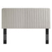 Modway Milenna Channel Tufted Upholstered Fabric Headboard Bedroom Furniture - View 46