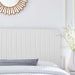 Modway Milenna Channel Tufted Upholstered Fabric Headboard Bedroom Furniture - Close-Up