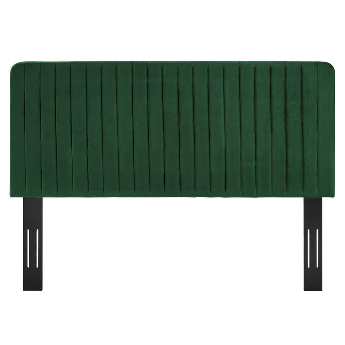 Modway Milenna Channel Tufted Performance Velvet Headboard Bedroom Furniture - View 26