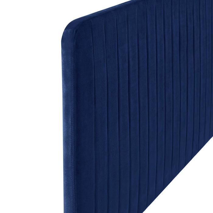 Modway Milenna Channel Tufted Performance Velvet Headboard Bedroom Furniture - View 64