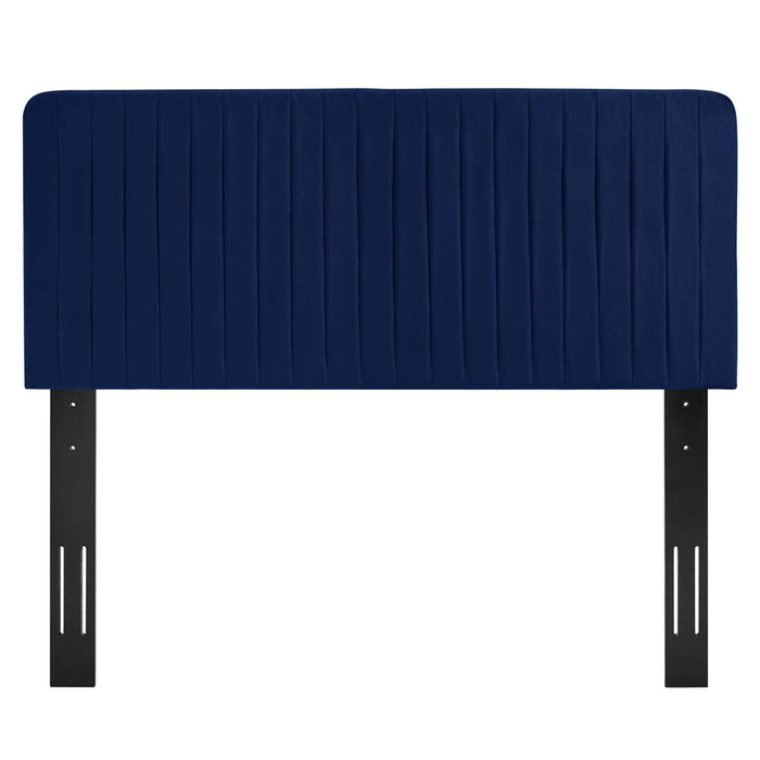 Modway Milenna Channel Tufted Performance Velvet Headboard Bedroom Furniture - View 62