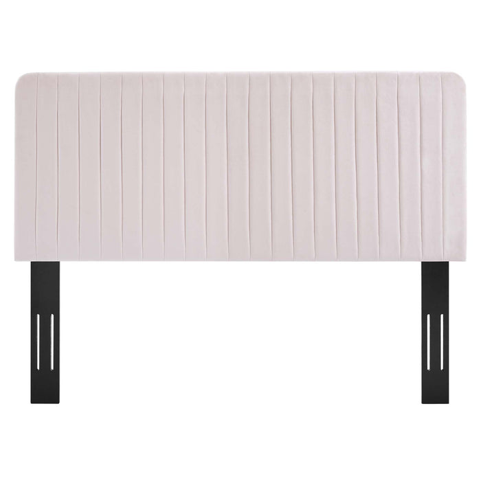 Modway Milenna Channel Tufted Performance Velvet Headboard Bedroom Furniture - View 72
