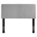 Modway Milenna Channel Tufted Upholstered Fabric Headboard Bedroom Furniture - View 26