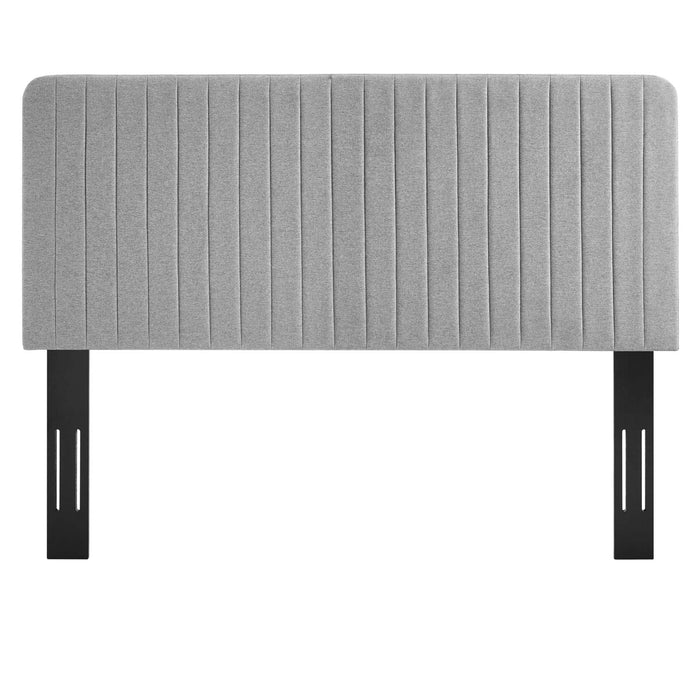 Modway Milenna Channel Tufted Upholstered Fabric Headboard Bedroom Furniture - View 27
