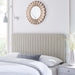 Modway Milenna Channel Tufted Upholstered Fabric Headboard Bedroom Furniture - View 48
