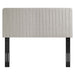 Modway Milenna Channel Tufted Upholstered Fabric Headboard Bedroom Furniture - View 54