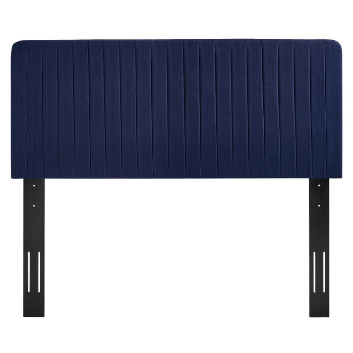 Modway Milenna Channel Tufted Upholstered Fabric Headboard Bedroom Furniture - View 64