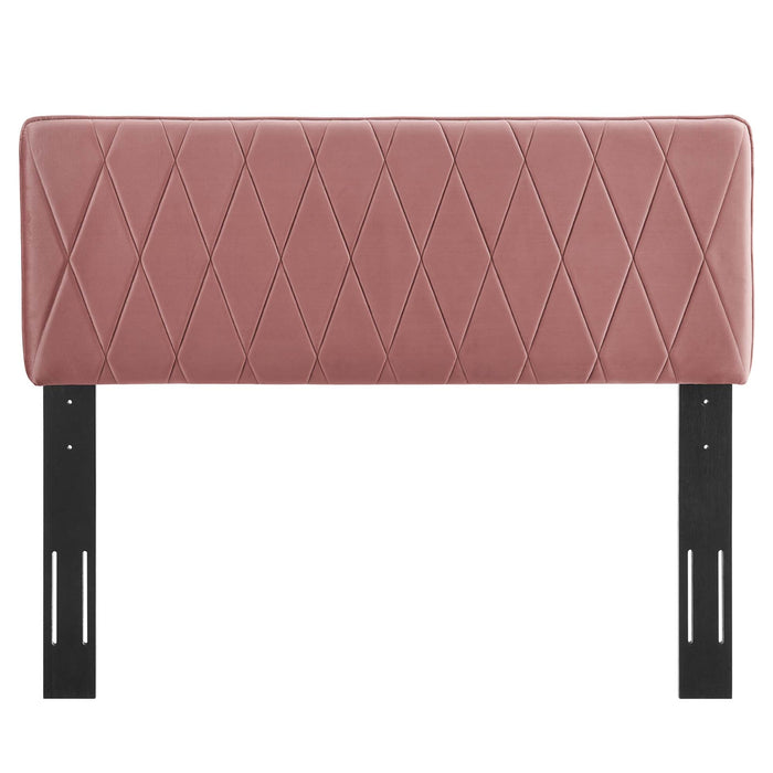 Modway Leila Performance Velvet Headboard Bedroom Furniture - View 9
