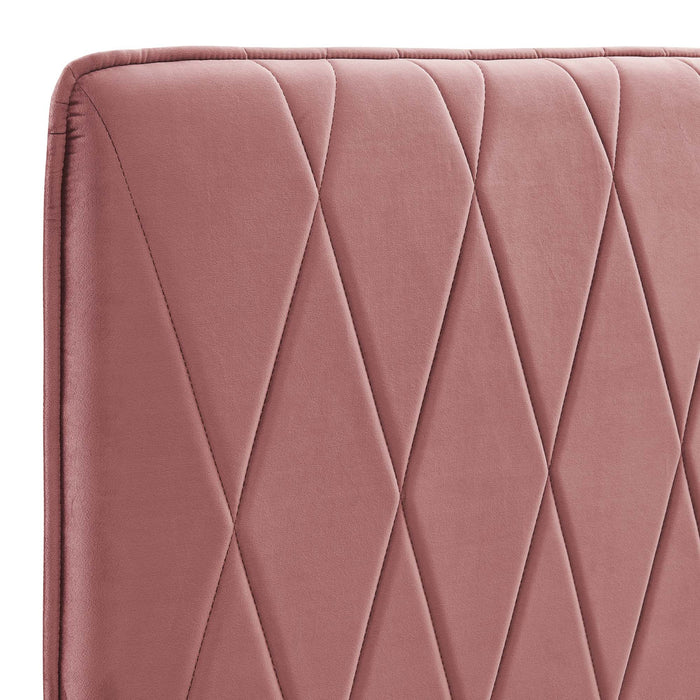 Modway Leila Performance Velvet Headboard Bedroom Furniture - View 10