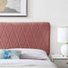 Modway Leila Performance Velvet Headboard Bedroom Furniture - Lifestyle View