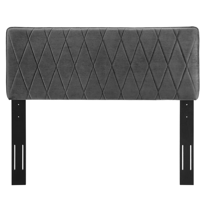 Modway Leila Performance Velvet Headboard Bedroom Furniture - View 18