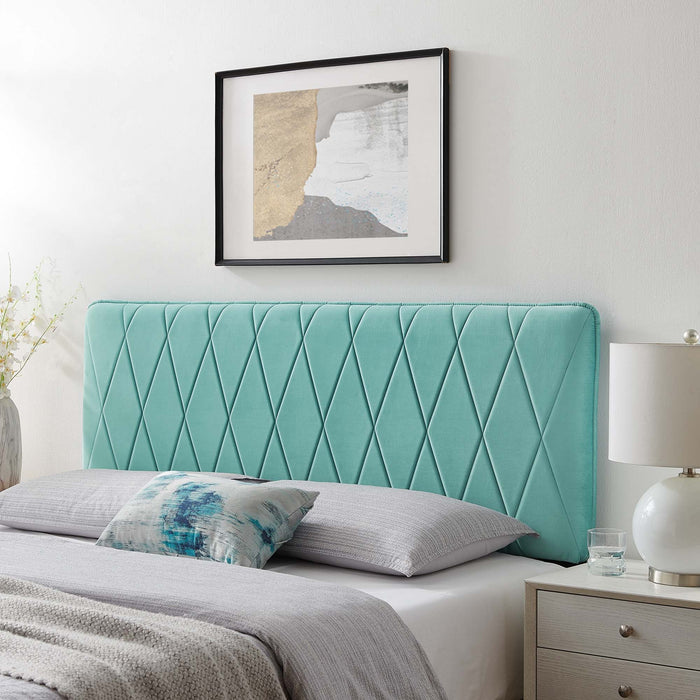 Modway Leila Performance Velvet Headboard Bedroom Furniture - View 21