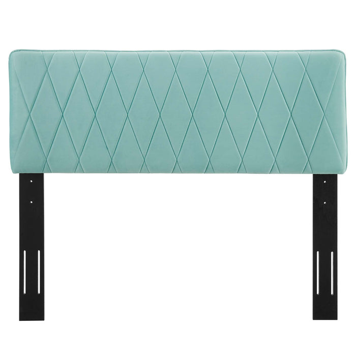 Modway Leila Performance Velvet Headboard Bedroom Furniture - View 29