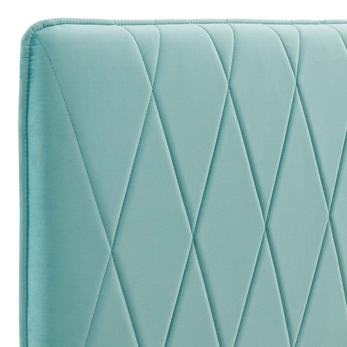 Modway Leila Performance Velvet Headboard Bedroom Furniture - View 30