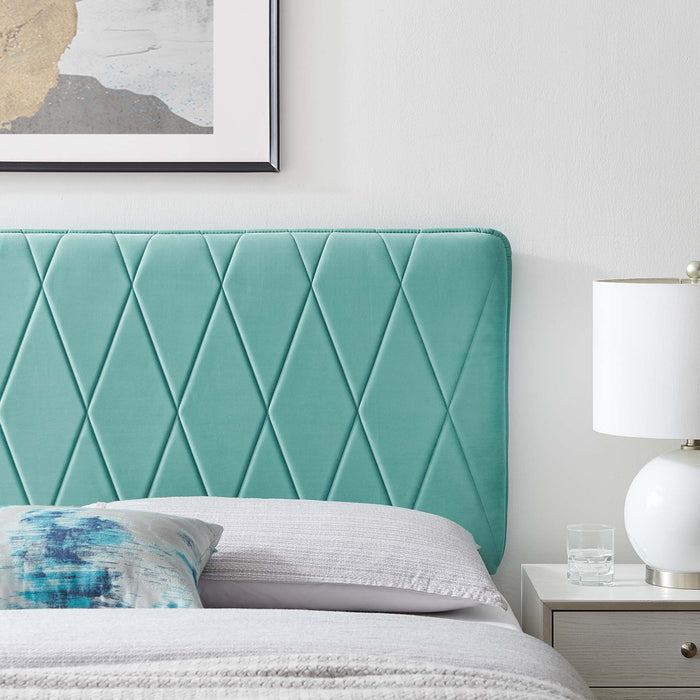 Modway Leila Performance Velvet Headboard Bedroom Furniture - View 25