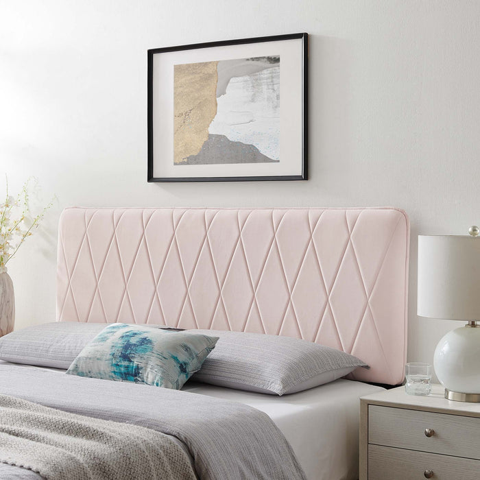 Modway Leila Performance Velvet Headboard Bedroom Furniture - View 41