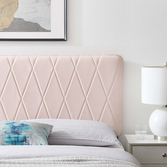 Modway Leila Performance Velvet Headboard Bedroom Furniture - View 46