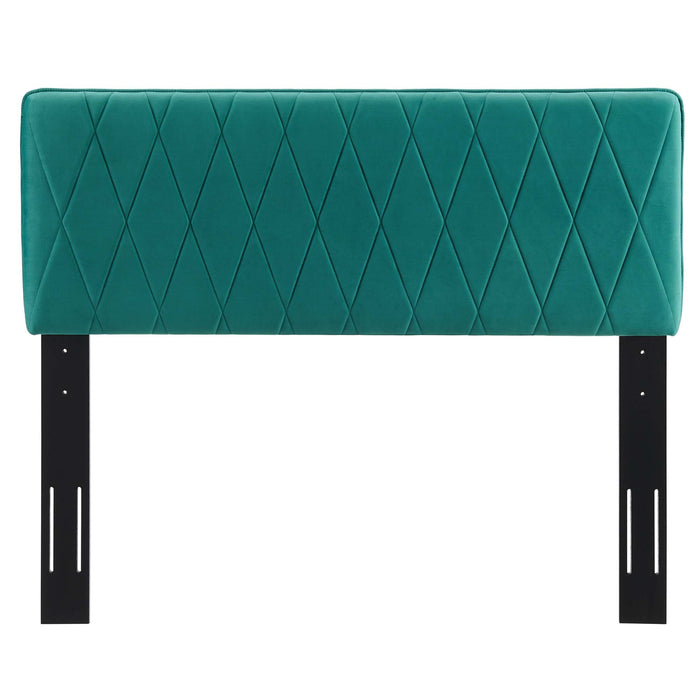 Modway Leila Performance Velvet Headboard Bedroom Furniture - View 58