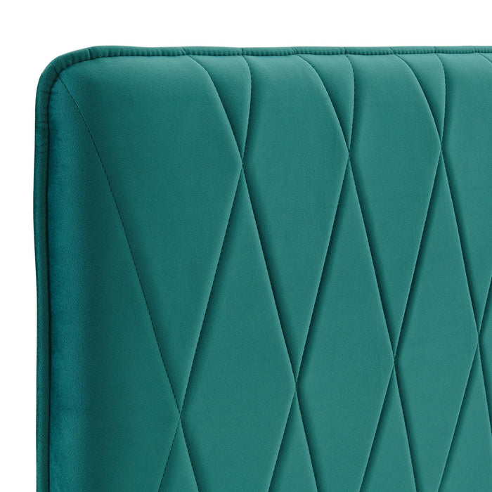 Modway Leila Performance Velvet Headboard Bedroom Furniture - View 59