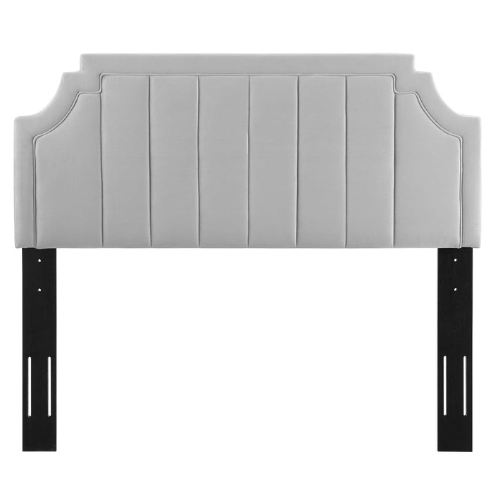Alyona Channel Tufted Performance Velvet Headboard