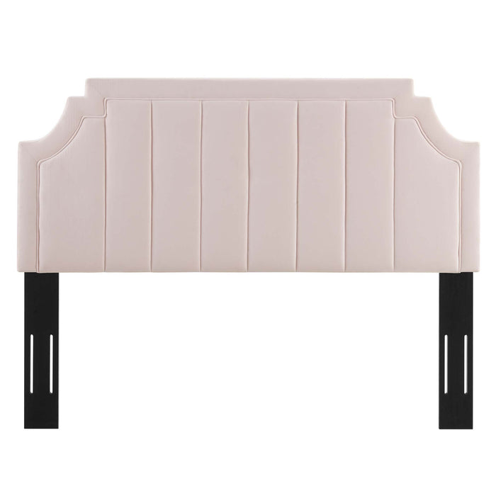 Alyona Channel Tufted Performance Velvet Headboard