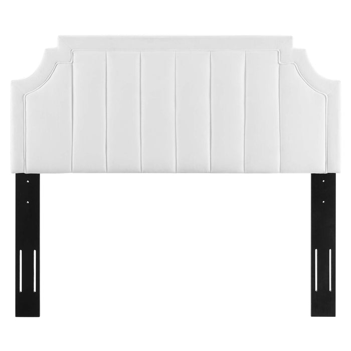Alyona Channel Tufted Performance Velvet Headboard