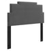 Modway Kasia Performance Velvet Headboard Bedroom Furniture in Blue - Side View