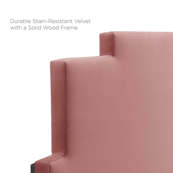 Modway Kasia Performance Velvet Headboard Bedroom Furniture - View 13