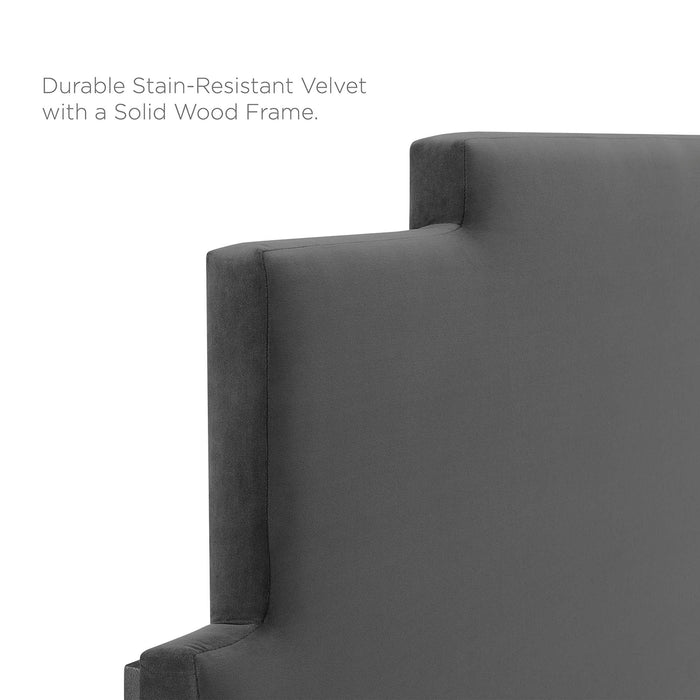 Modway Kasia Performance Velvet Headboard Bedroom Furniture - View 73