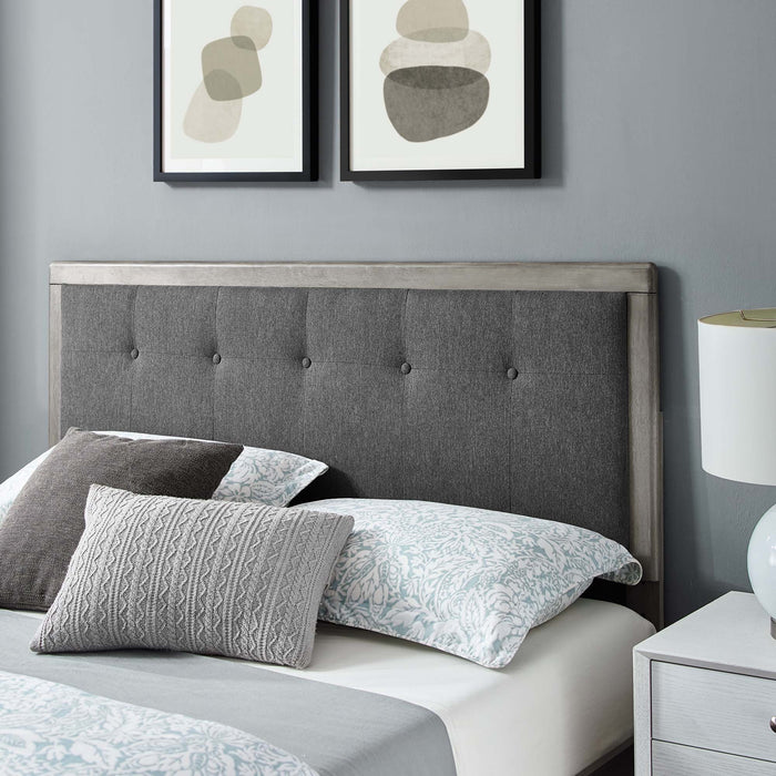 Willow Wood Platform Bed With Splayed Legs