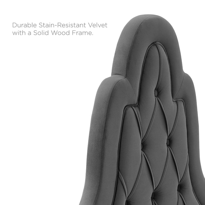 Augustine Tufted Performance Velvet Headboard