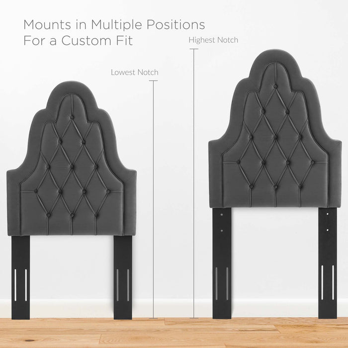 Augustine Tufted Performance Velvet Headboard