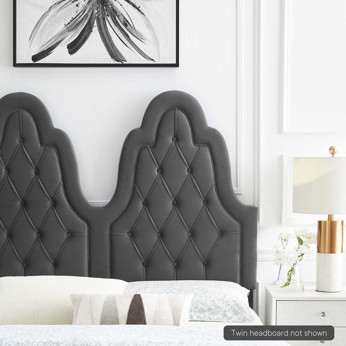 Augustine Tufted Performance Velvet Headboard